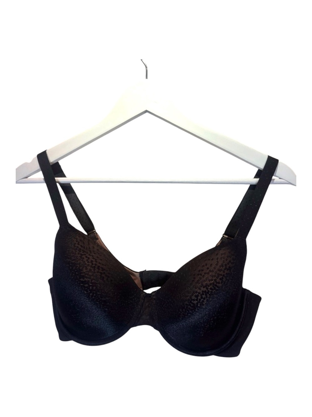 Wacoal Women’s Back Appeal T Shirt Bra Size 34D Black
